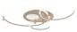 Preview: Globo LED Deckenleuchte Deon 80W CCT warm-/neutral-/tageslichtweiss Weiß matt Metall Champagner 108x95cm