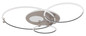 Preview: Globo LED Deckenleuchte Deon 80W CCT warm-/neutral-/tageslichtweiss Weiß matt Metall Champagner 108x95cm