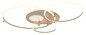 Preview: Globo LED Deckenleuchte Deon 80W CCT warm-/neutral-/tageslichtweiss Weiß matt Metall Champagner 108x95cm
