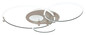 Preview: Globo LED Deckenleuchte Deon 80W CCT warm-/neutral-/tageslichtweiss Weiß matt Metall Champagner 108x95cm