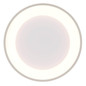 Preview: Globo LED Deckenleuchte Gallegos 36W dimmbar Fernbedienung CCT warm-/tageslichtweiss Sandfarben matt Metall Aluminium Ø38cm