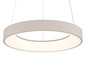Preview: Globo LED Pendelleuchte Gallegos 48W dimmbar Fernbedienung CCT warm-/tageslichtweiss Sandfarben matt Metall Aluminium Ø50cm