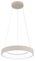 Preview: Globo LED Pendelleuchte Gallegos 48W dimmbar Fernbedienung CCT warm-/tageslichtweiss Sandfarben matt Metall Aluminium Ø50cm