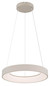 Preview: Globo LED Pendelleuchte Gallegos 48W dimmbar Fernbedienung CCT warm-/tageslichtweiss Sandfarben matt Metall Aluminium Ø50cm