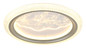 Preview: Globo LED Deckenleuchte Odessa 28W CCT warm-/neutral-/tageslichtweiss Grau matt klar Metall Acrylkristalle Ø39,5cm