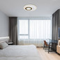 Preview: Globo LED Deckenleuchte Jacques 60W dimmbar Fernbedienung CCT warm-/tageslichtweiss Weiß matt Metall Ø70cm