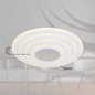 Preview: Globo LED Deckenleuchte Jocelyn 50W dimmbar Fernbedienung CCT warm-/tageslichtweiss Weiß Metall Ø50cm