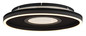 Preview: Globo Emory LED Deckenleuchte 40W Warmweiß Schwarz Matt, Metall Memoryfunktion Ø39,7cm 48561-40