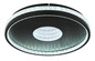 Preview: Globo LED Deckenleuchte Shirley 30W dimmbar Fernbedienung CCT warm-/tageslichtweiss Schwarz matt klar Metall Kunststoffkristalle Ø41cm