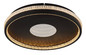 Preview: Globo LED Deckenleuchte Shirley 30W dimmbar Fernbedienung CCT warm-/tageslichtweiss Schwarz matt klar Metall Kunststoffkristalle Ø41cm