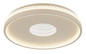 Preview: Globo LED Deckenleuchte Shirley 30W dimmbar Fernbedienung CCT warm-/tageslichtweiss Sandfarben matt klar Metall Kunststoffkristalle Ø41cm