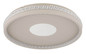 Preview: Globo LED Deckenleuchte Shirley 30W dimmbar Fernbedienung CCT warm-/tageslichtweiss Sandfarben matt klar Metall Kunststoffkristalle Ø41cm