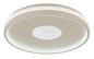 Preview: Globo LED Deckenleuchte Shirley 30W dimmbar Fernbedienung CCT warm-/tageslichtweiss Sandfarben matt klar Metall Kunststoffkristalle Ø41cm