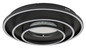 Preview: Globo LED Deckenleuchte Lawanda 40W CCT warm-/neutral-/tageslichtweiss Schwarz matt Metall Aluminium Ø51cm