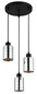 Preview: Globo Alonso E27 Hängeleuchte 3-fach 40W Schwarz Matt, Metall Ø9cm 54316-3HR