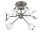 Preview: Globo LED Deckenleuchte Untsy 56W dimmbar Fernbedienung CCT warm-/tageslichtweiss Titanfarben gebürstet Metall Ø61cm