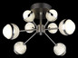 Preview: Globo LED Deckenleuchte Untsy 56W dimmbar Fernbedienung CCT warm-/tageslichtweiss Titanfarben gebürstet Metall Ø61cm