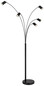 Preview: Globo Stehleuchte Robby 5-flammig GU10 Schwarz matt Metall 204cm