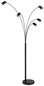 Preview: Globo Stehleuchte Robby 5-flammig GU10 Schwarz matt Metall 204cm
