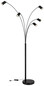 Preview: Globo Stehleuchte Robby 5-flammig GU10 Schwarz matt Metall 204cm