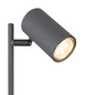 Preview: Globo Robby GU10 Tischleuchte 5W Graphit, Metall Ø5,5cm 57910TG