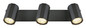 Preview: Globo Strahler James 3-flammig GU10 Grau matt Metall Aluminium 39x14,5cm