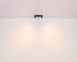 Preview: Globo Strahler Drew 4-flammig GU10 Dunkelbraun Holz 50x9cm