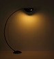 Preview: Globo LED Stehleuchte Robles 20W dimmbar warmweiss Schwarz matt rauchfarben Metall 182cm