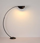 Preview: Globo LED Stehleuchte Robles 20W dimmbar warmweiss Schwarz matt rauchfarben Metall 182cm
