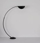 Preview: Globo LED Stehleuchte Robles 20W dimmbar warmweiss Schwarz matt rauchfarben Metall 182cm
