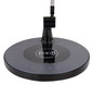 Preview: Globo LED Tischleuchte Ursino 9W dimmbar CCT warm-/neutral-/tageslichtweiss Schwarz Metall 107x59cm