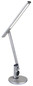 Preview: Globo LED Tischleuchte Solana 12W dimmbar CCT warm-/neutral-/tageslichtweiss 90Ra Aluminium Gebürstet 63,5x50cm