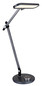 Preview: Globo LED Tischleuchte Berletta 12W dimmbar CCT warm-/neutral-/tageslichtweiss 90Ra Grau dunkel Aluminium Gebürstet 57,5x53cm