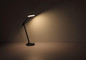 Preview: Globo LED Tischleuchte Berletta 12W dimmbar CCT warm-/neutral-/tageslichtweiss 90Ra Grau dunkel Aluminium Gebürstet 57,5x53cm
