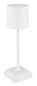 Preview: Globo Dixon LED Tischleuchte 1,50W Warmweiß Weiß Matt Ø9,3cm 58487W