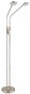 Preview: Globo LED Stehleuchte Silvio 2-flammig 2x 6,5W dimmbar CCT warm-/neutralweiss Nickel matt Metall 172cm