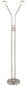 Preview: Globo LED Stehleuchte Silvio 2-flammig 2x 6,5W dimmbar CCT warm-/neutralweiss Nickel matt Metall 172cm
