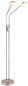 Preview: Globo LED Stehleuchte Silvio 2-flammig 2x 6,5W dimmbar CCT warm-/neutralweiss Nickel matt Metall 172cm