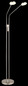 Preview: Globo LED Stehleuchte Silvio 2-flammig 2x 6,5W dimmbar CCT warm-/neutralweiss Nickel matt Metall 172cm