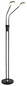 Preview: Globo LED Stehleuchte Silvio 2-flammig 2x 6,5W dimmbar CCT warm-/neutralweiss Schwarz matt Metall 173cm