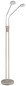 Preview: Globo LED Stehleuchte Silvio 2-flammig 2x 6,5W dimmbar CCT warm-/neutralweiss Sandfarben matt Metall 173cm