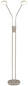 Preview: Globo LED Stehleuchte Silvio 2-flammig 2x 6,5W dimmbar CCT warm-/neutralweiss Sandfarben matt Metall 173cm
