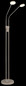 Preview: Globo LED Stehleuchte Silvio 2-flammig 2x 6,5W dimmbar CCT warm-/neutralweiss Sandfarben matt Metall 173cm