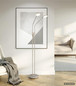 Preview: Globo LED Stehleuchte Silvio 2-flammig 2x 6,5W dimmbar CCT warm-/neutralweiss Sandfarben matt Metall 173cm