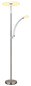 Preview: Globo LED Deckenfluter Tirana 40W dimmbar CCT warm-/neutral-/tageslichtweiss Nickel matt Metall 183cm