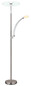 Preview: Globo LED Deckenfluter Tirana 40W dimmbar CCT warm-/neutral-/tageslichtweiss Nickel matt Metall 183cm
