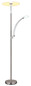 Preview: Globo LED Deckenfluter Tirana 40W dimmbar CCT warm-/neutral-/tageslichtweiss Nickel matt Metall 183cm