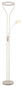 Preview: Globo LED Deckenfluter Ebro 20W warmweiss Sandfarben matt Metall Glas 194cm