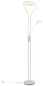 Preview: Globo LED Deckenfluter Ebro 20W warmweiss Sandfarben matt Metall Glas 194cm
