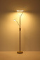 Preview: Globo LED Deckenfluter Ebro 20W warmweiss Sandfarben matt Metall Glas 194cm